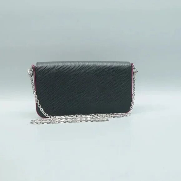 Authentic Louis Vuitton Felicie Black W/P EPI Leather Shoulder Bag 970-091824 - Picture 2 of 12